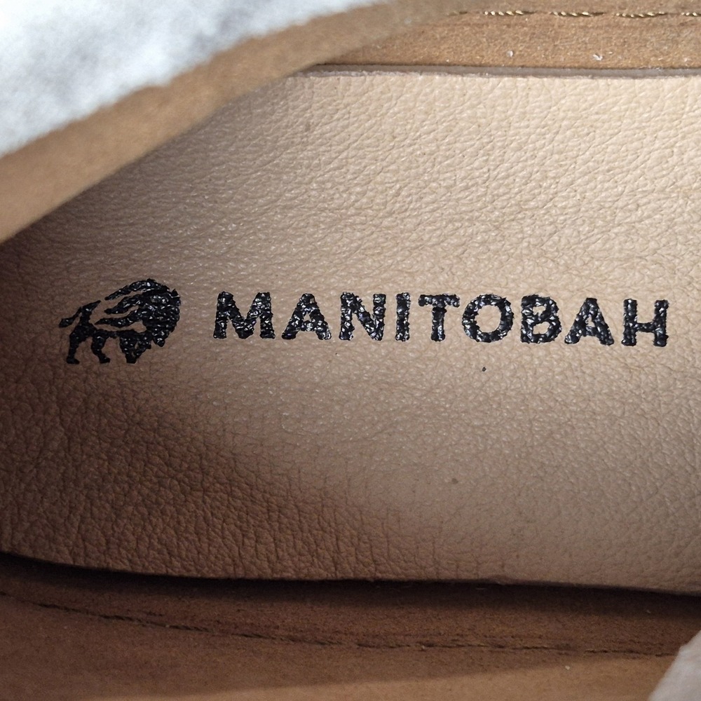Manitobah Women's 6 Leather Moccasin Chukka Boots Ankle Lace Up Casual - Picture 8 of 9